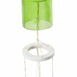 Litton Lane 33 in. Multi Colored Aluminum Coastal Windchime (Set of 3) -Litton Lane Sales Store litton lane wind chimes 78788 44 1000