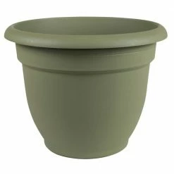 Bloem Ariana 8.75 in. Living Green Plastic Self-Watering Planter