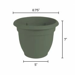 Bloem Ariana 8.75 in. Living Green Plastic Self-Watering Planter 15 Bloem Ariana 8.75 in. Living Green Plastic Self-Watering Planter -Litton Lane Sales Store living green bloem plant pots 20 56408 a0 1000