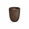 Emissary Cylinder 15 in. Dia Metallic Round Ceramic Planter -Litton Lane Sales Store metallic emissary plant pots 12988mt 1 64 1000