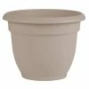 Bloem Ariana Self Watering Resin Planter 20 in. Pebble Stone Beige -Litton Lane Sales Store pebble stone beige bloem plant pots ap2083 64 1000