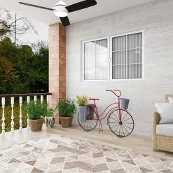 Litton Lane 38 in. Red Round Metal Bicycle Plantstand with 2-Tiers 21 Litton Lane 38 in. Red Round Metal Bicycle Plantstand with 2-Tiers -Litton Lane Sales Store red litton lane plant stands 36762 76 1000