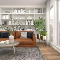 Litton Lane 11 in. x 22 in. Silver Metal Indoor Outdoor Deep Recessed Dome Planter with Removable Stand (Set of 2) -Litton Lane Sales Store silver litton lane plant pots 51923 fa 1000