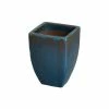 Emissary 18.5 in. H Square Teal Ceramic Planter 1 Emissary 18.5 in. H Square Teal Ceramic Planter -Litton Lane Sales Store teal emissary plant pots cv12133tl 2 64 1000