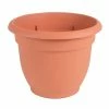 Bloem Ariana 13 in. Terra Cotta Plastic Self-Watering Planter -Litton Lane Sales Store terra cotta bloem plant pots 20 56112 64 1000