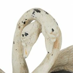 Litton Lane 19 in. White MGO Country Cottage Planter -Litton Lane Sales Store white litton lane plant pots 040987 1f 1000