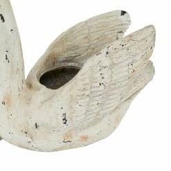 Litton Lane 19 in. White MGO Country Cottage Planter -Litton Lane Sales Store white litton lane plant pots 040987 44 1000