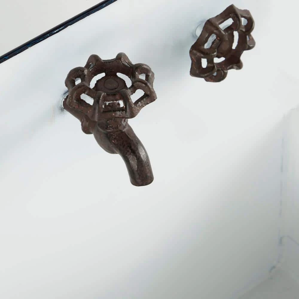 Litton Lane 13 in. x 17 in. White Metal Farmhouse Planter (Set of 2) 6 Litton Lane 13 in. x 17 in. White Metal Farmhouse Planter (Set of 2) - Image 4