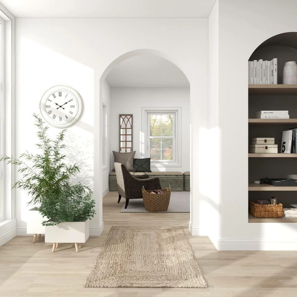 Litton Lane 15 in. x 21 in. White Fiber Clay Contemporary Planter (Set of 2) 10 Litton Lane 15 in. x 21 in. White Fiber Clay Contemporary Planter (Set of 2) - Image 8