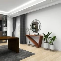 Litton Lane 16 in. x 13 in. White Fiber Clay Contemporary Planter (Set of 2) -Litton Lane Sales Store white litton lane plant pots 46492 76 1000