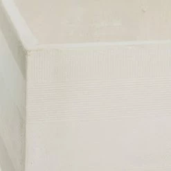 Litton Lane 13 in. and 15 in. White Square Fiberclay Planters (Set of 2) -Litton Lane Sales Store white litton lane plant pots 46495 4f 1000